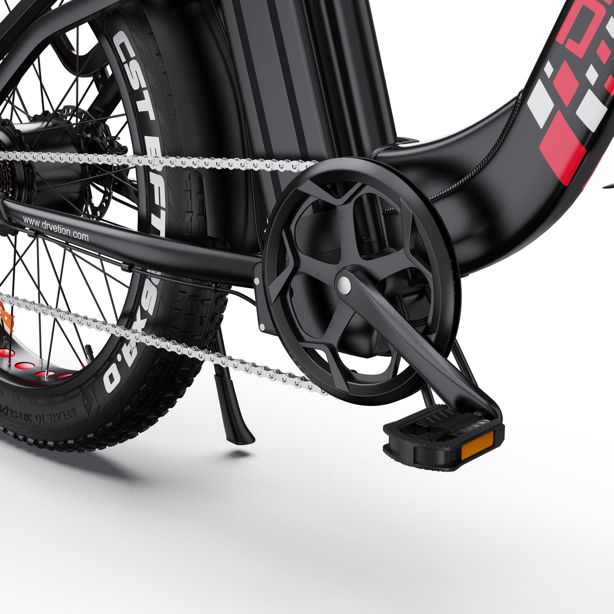 DRVETION CTR26 26" Step-Thru E-Bike 1000W Peak Motor 48V 15AH/20Ah Battery