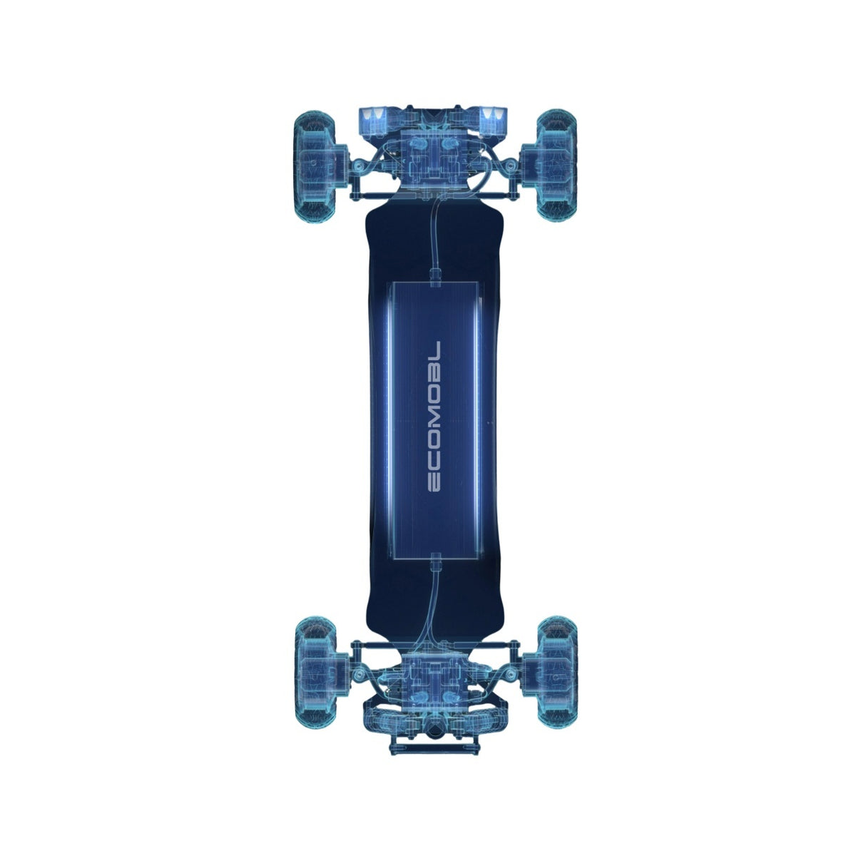 ECOMOBL M24PRO 4WD All-Terrain Electric Skateboard 4*3800W 20Ah Battery