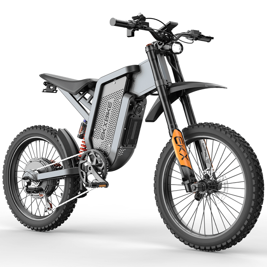 EKXBIKE X21 Max 19" Off Road Electric Bike 8000W Peak Motor 60V 30Ah Battery