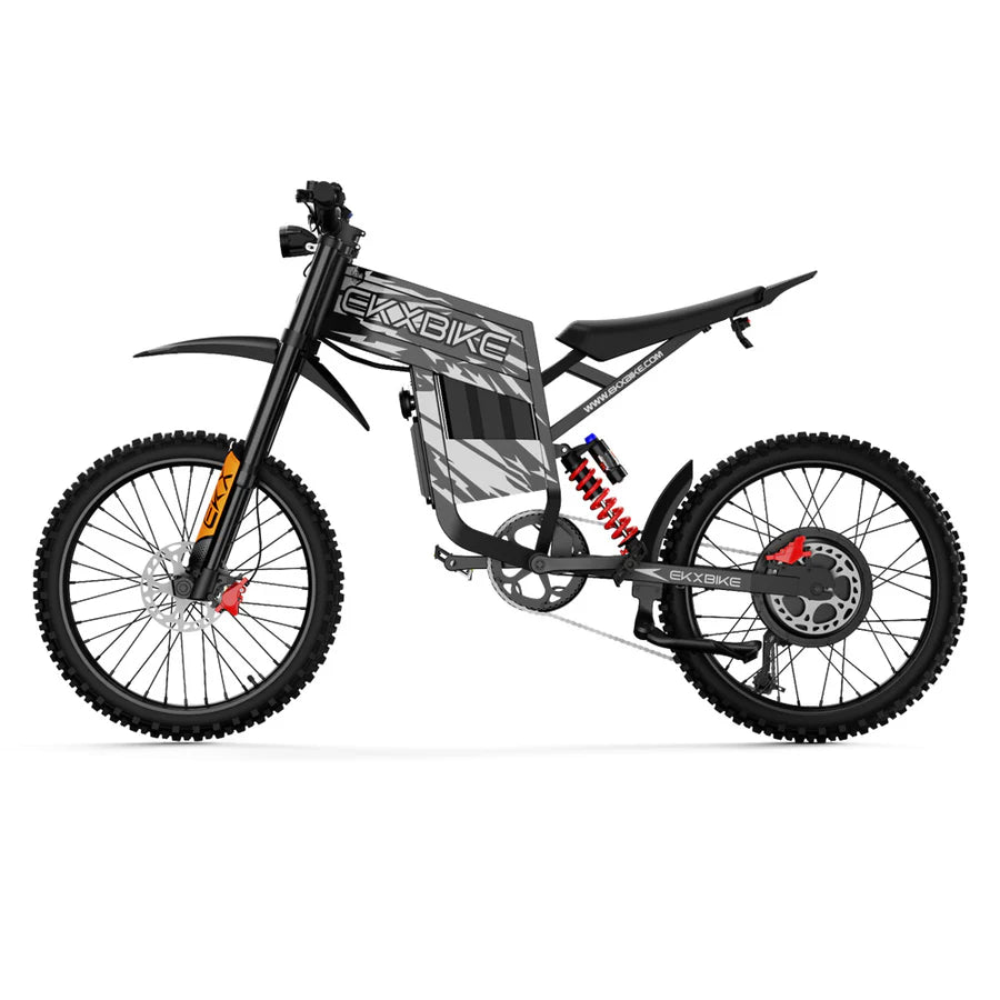 EKXBIKE TX1 19" Off-Road E-Bike 6000W Peak Motor 60V 30Ah Battery