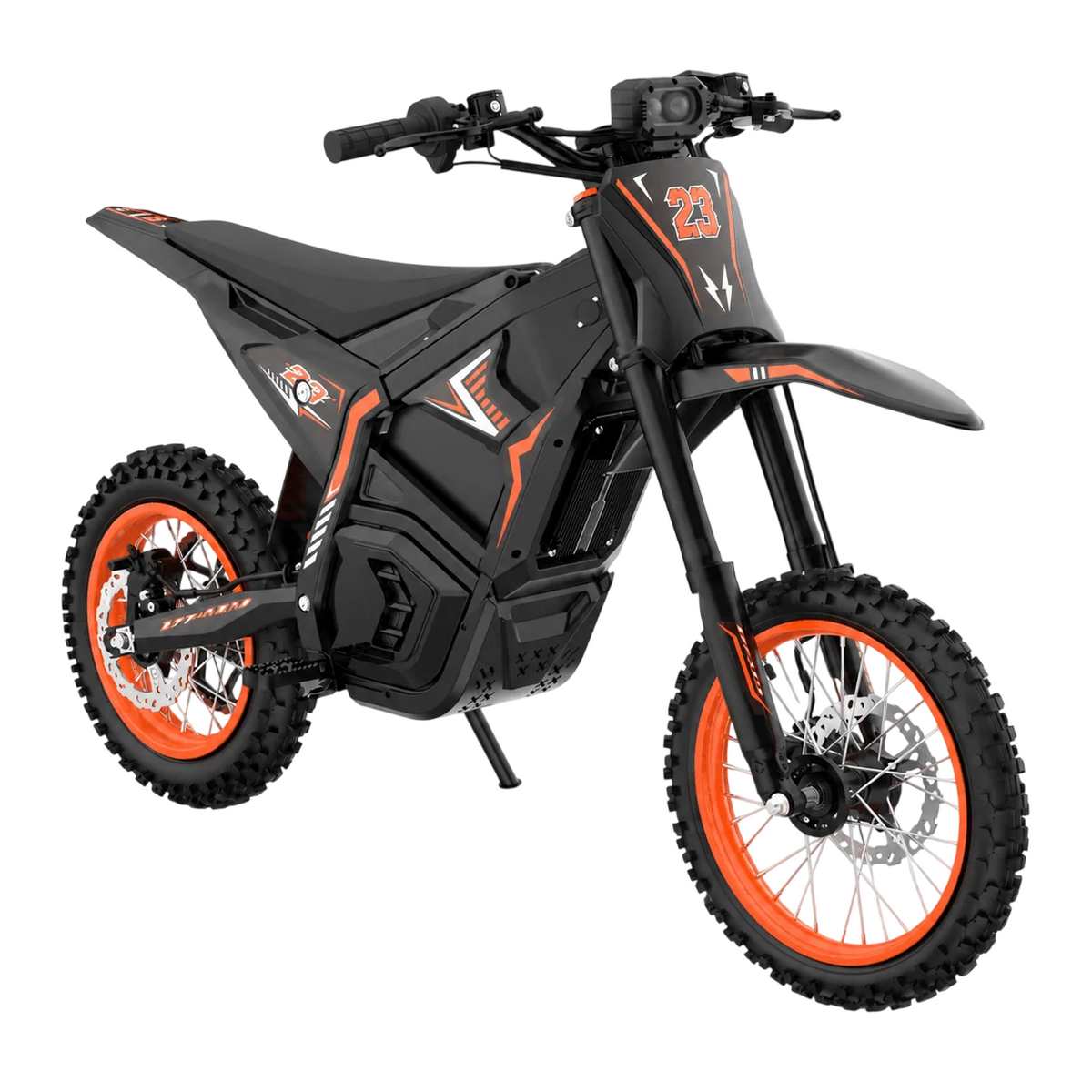 QWAYQ EM04 5TH 14'' Off-Road 1200W (2600w Peak) Motor Electric Mini Dirt Bike for Teens & Adults 48V 20.8AH Battery