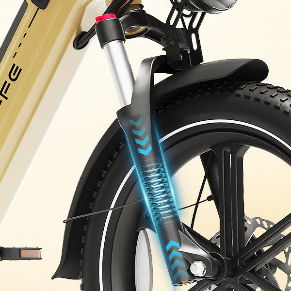 ENFFE EAEF-1 Pro 20" Folding Fat Tire E-Bike 1500W Motor Peak 48V 20Ah Battery