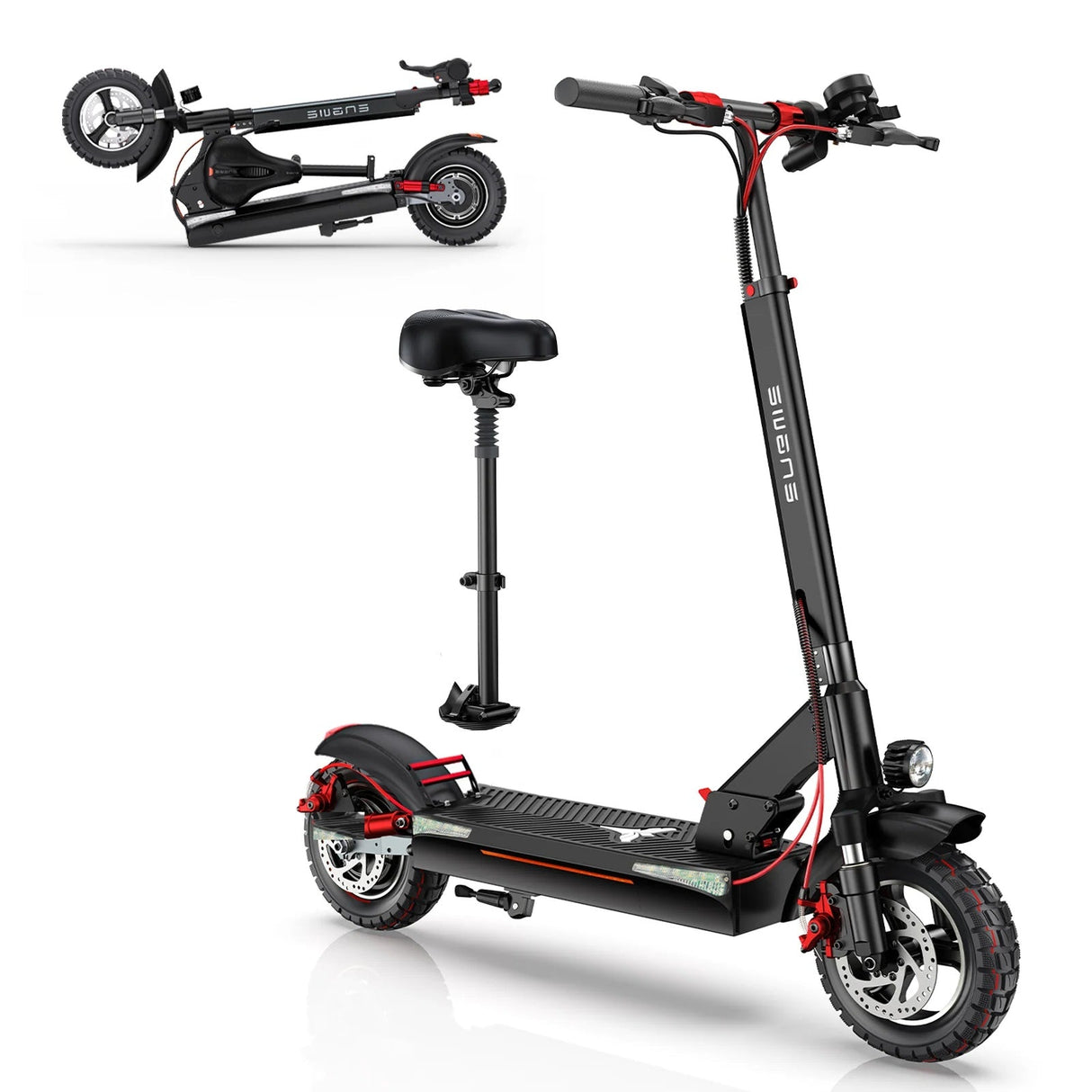ENGWE Y600S 10" Folding Electric Scooter 600W Motor 48V 18.2Ah Battery