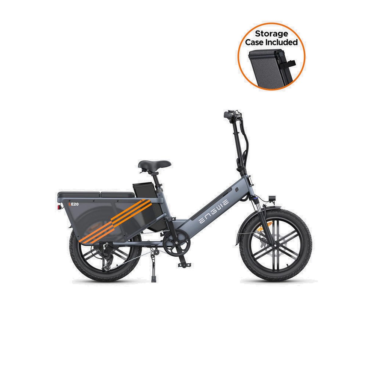 ENGWE LE20 20" Step-Thru Electric Cargo Bike 250W Motor 48V 19.2Ah Battery (Only EU)
