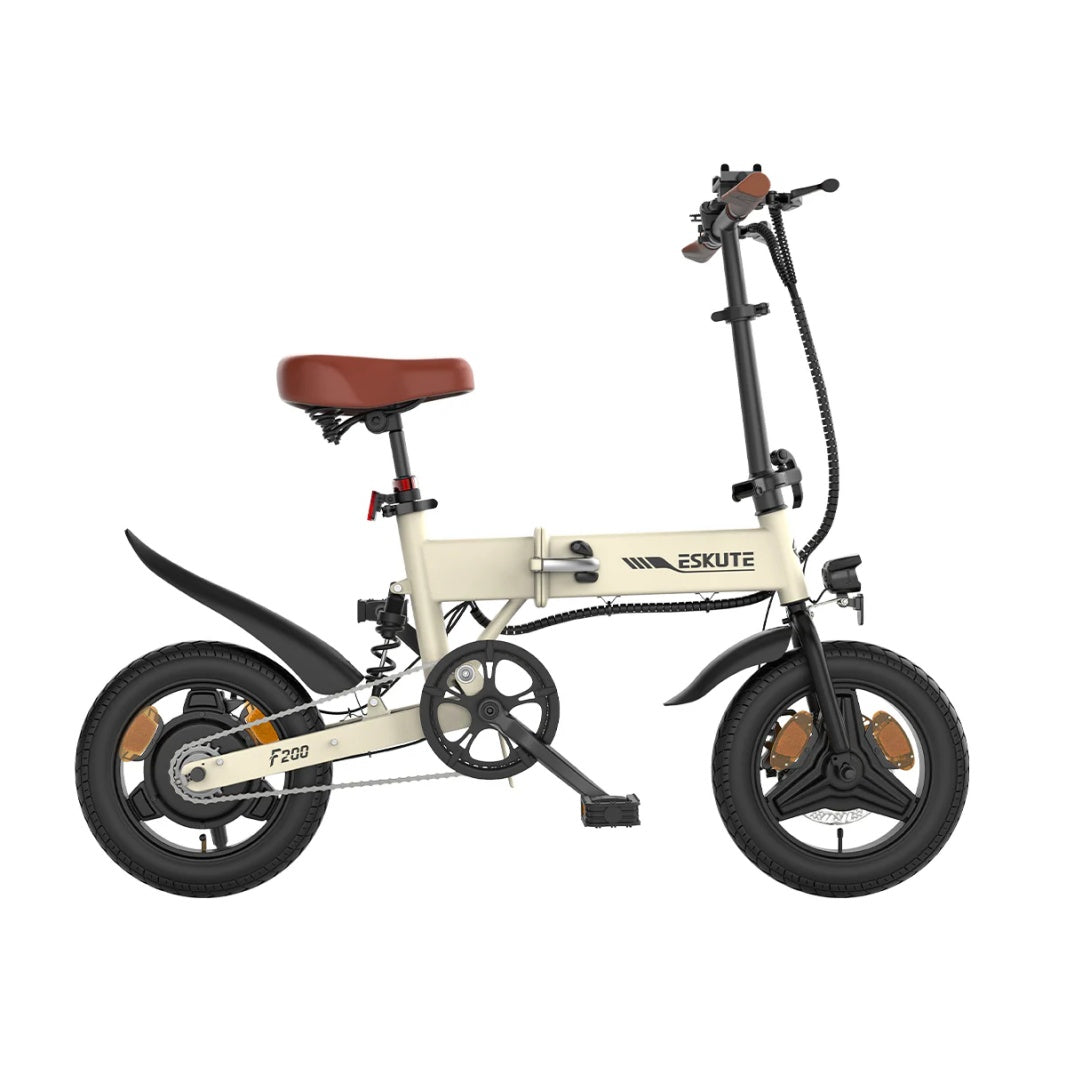 ESKUTE F200 14" Mini Folding Electric Bike 250W Motor 36V 7.8Ah Battery
