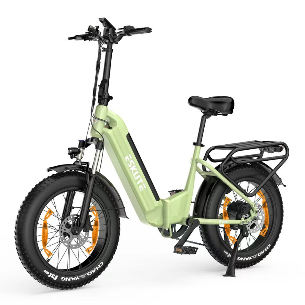ESKUTE Star 20" Fat Tire Folding Electric Bike 250W Motor 36V 25Ah Battery