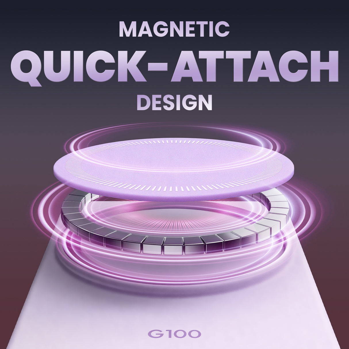 GEMMEE G100 Selfie Monitor with Stand 3000mAh Battery 3.97" Screen for iPhone/Android