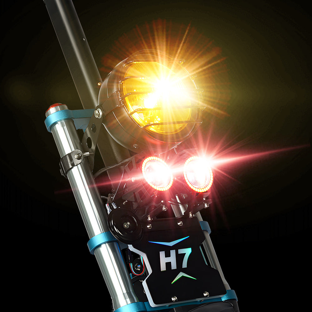 GLEERIDE H7 11" Off-Road Electric Scooter 3000W*2 Dual Motor 60V 30Ah LG Battery