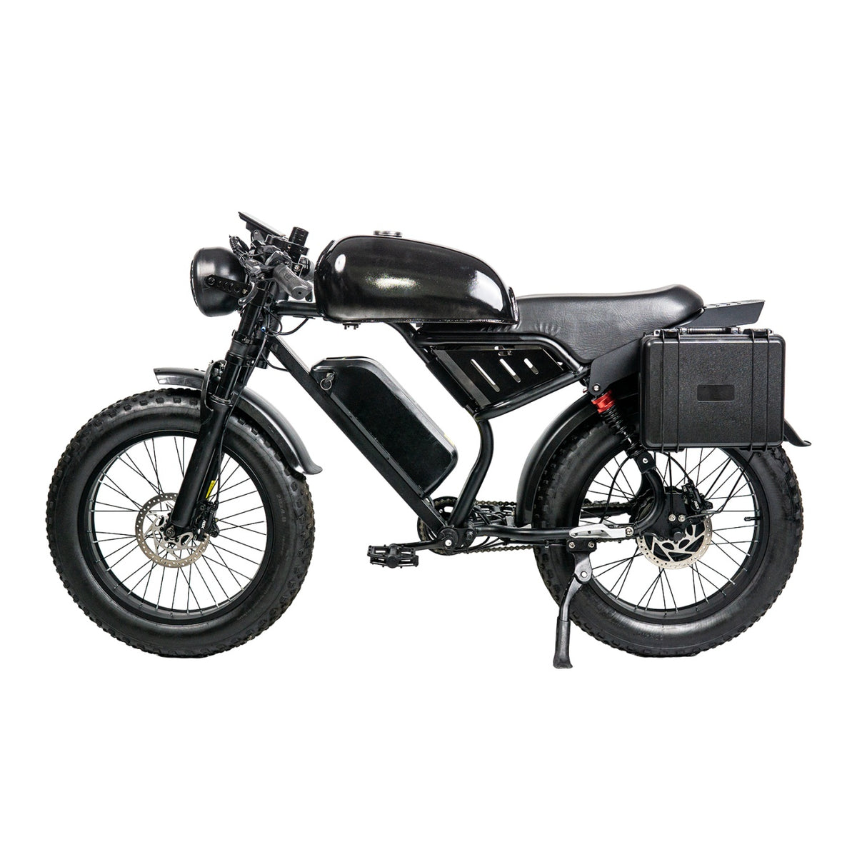 GLEERIDE MIX 66 20" Retro Moped Style Electric Bike 1200W Peak Motors 48V 16Ah Batteries
