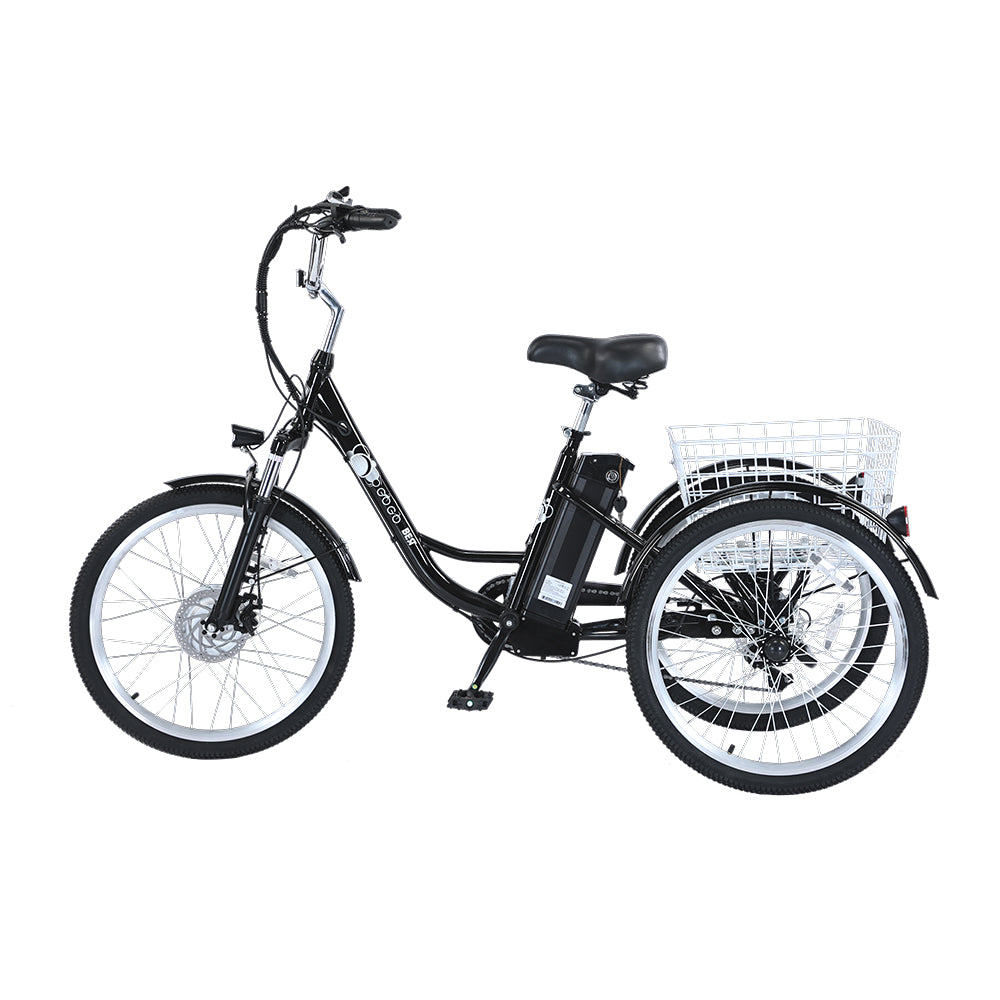 GOGOBEST GF100 24" Electric City Tricycle Cargo Ebike 350W Motor 36V 20Ah Battery