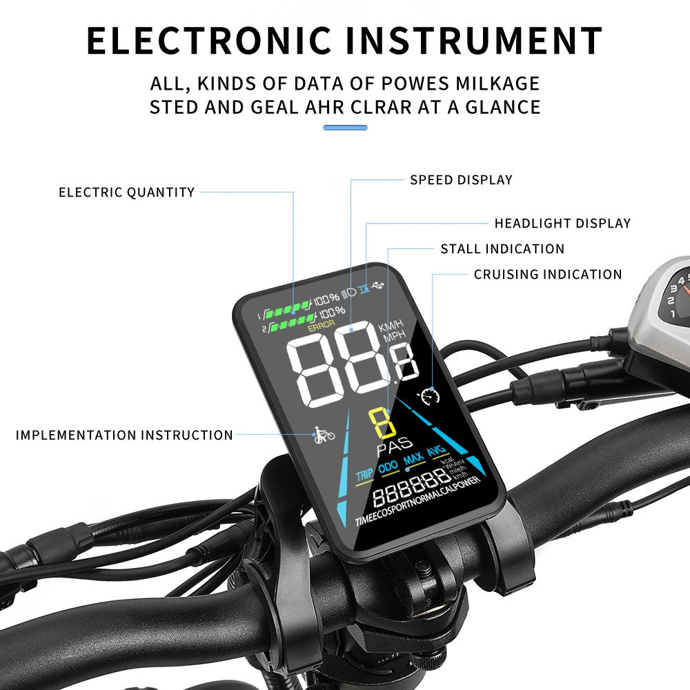 DRVETION BT20 20" Folding Electric Bike 750W Motor 48V 10Ah Battery