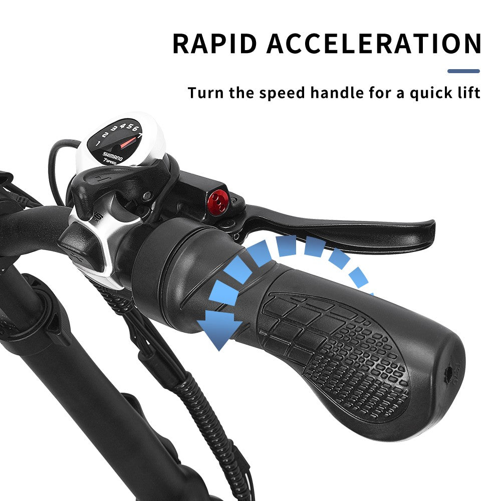 DRVETION BT20 20" Folding Electric Bike 750W Motor 48V 10Ah Battery