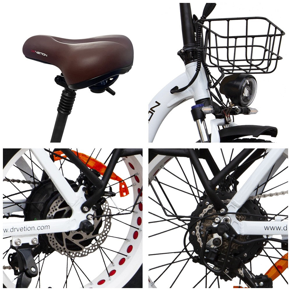 DRVETION CT20 Step-Thru Electric Bike Combo