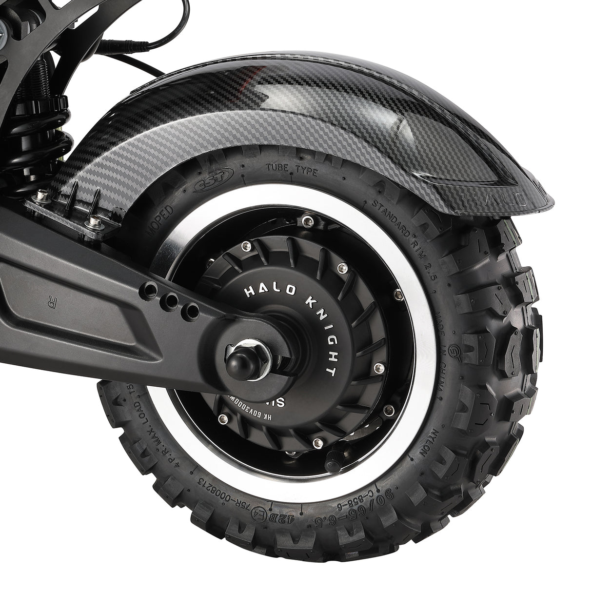 HALO KNIGHT T107 Pro 11" Foldable Electric Scooter 3000 W*2 Dual Motor 60V 38.4 Ah Battery