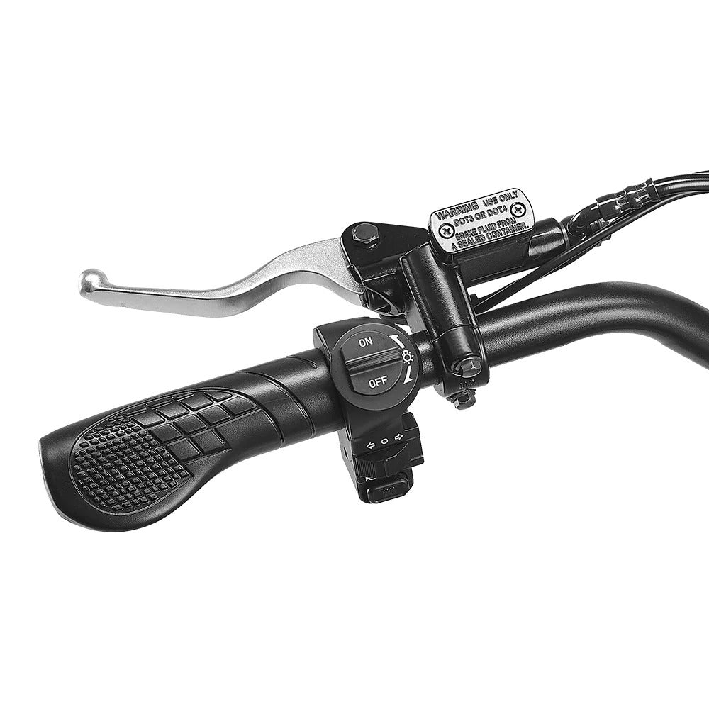 HAPPYRUN F18 17" Off-Road E-Bike 6000W Peak Mid-Drive Motor 60V 30Ah Battery