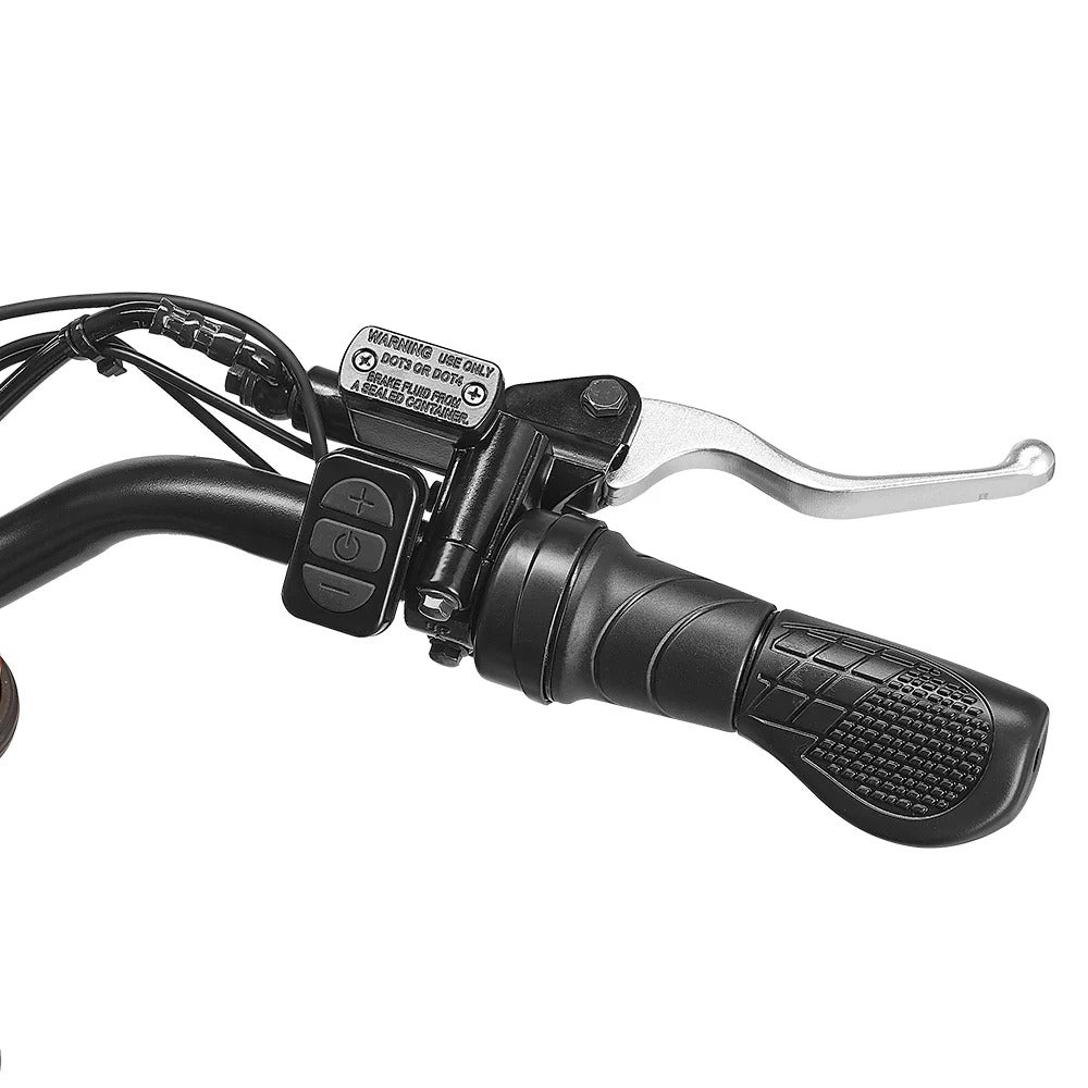 HAPPYRUN F18 17" Off-Road E-Bike 6000W Peak Mid-Drive Motor 60V 30Ah Battery