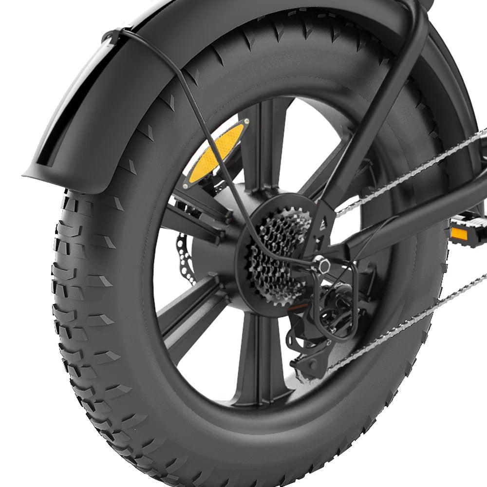 HAPPYRUN Tank G50 20" Fat Tire Electric Bike 1500W Peak Motor 48V 18Ah Battery