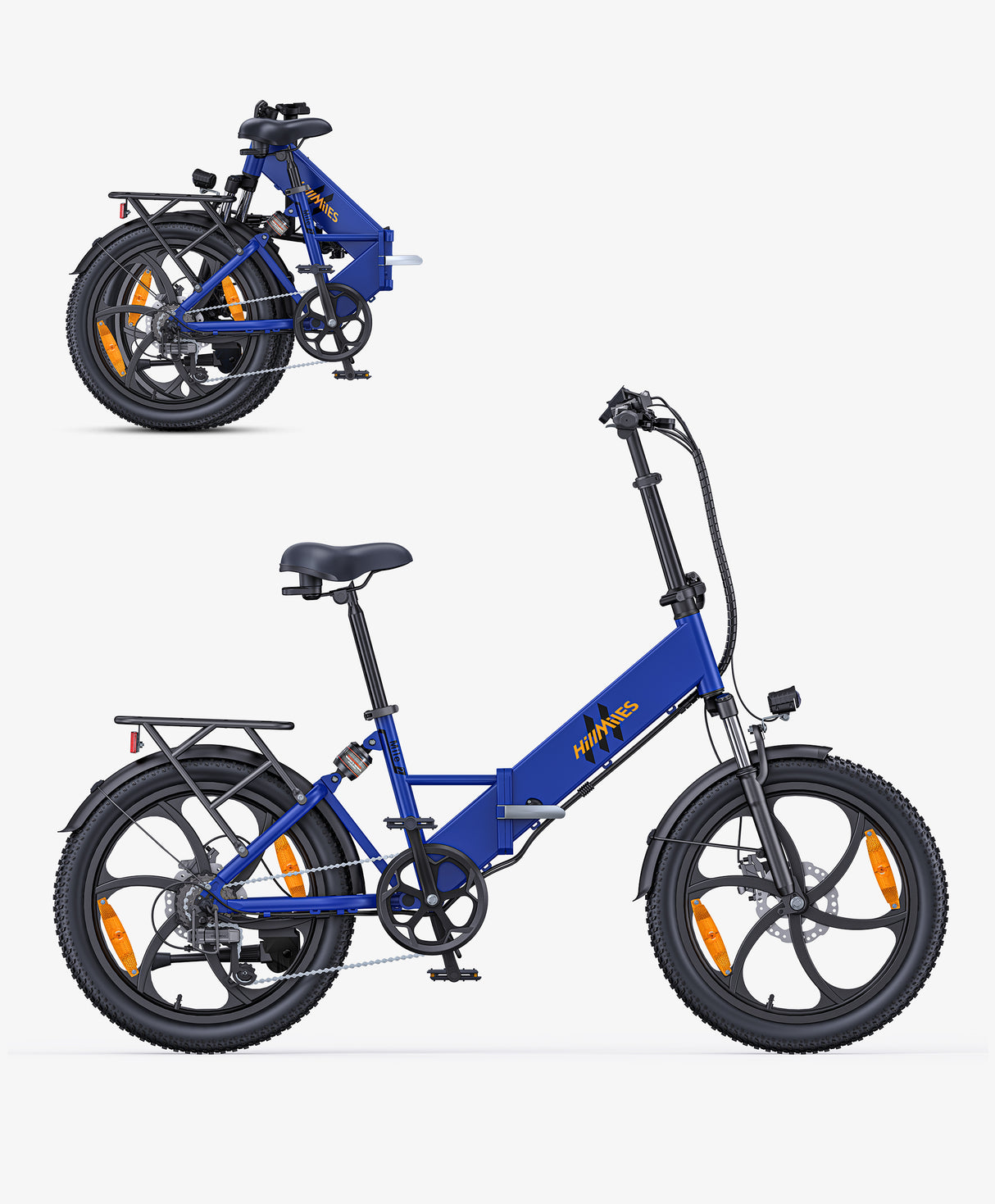 HILLMILES Mile 2 20" Folding E-Bike 250W Motor 36V 13Ah Battery