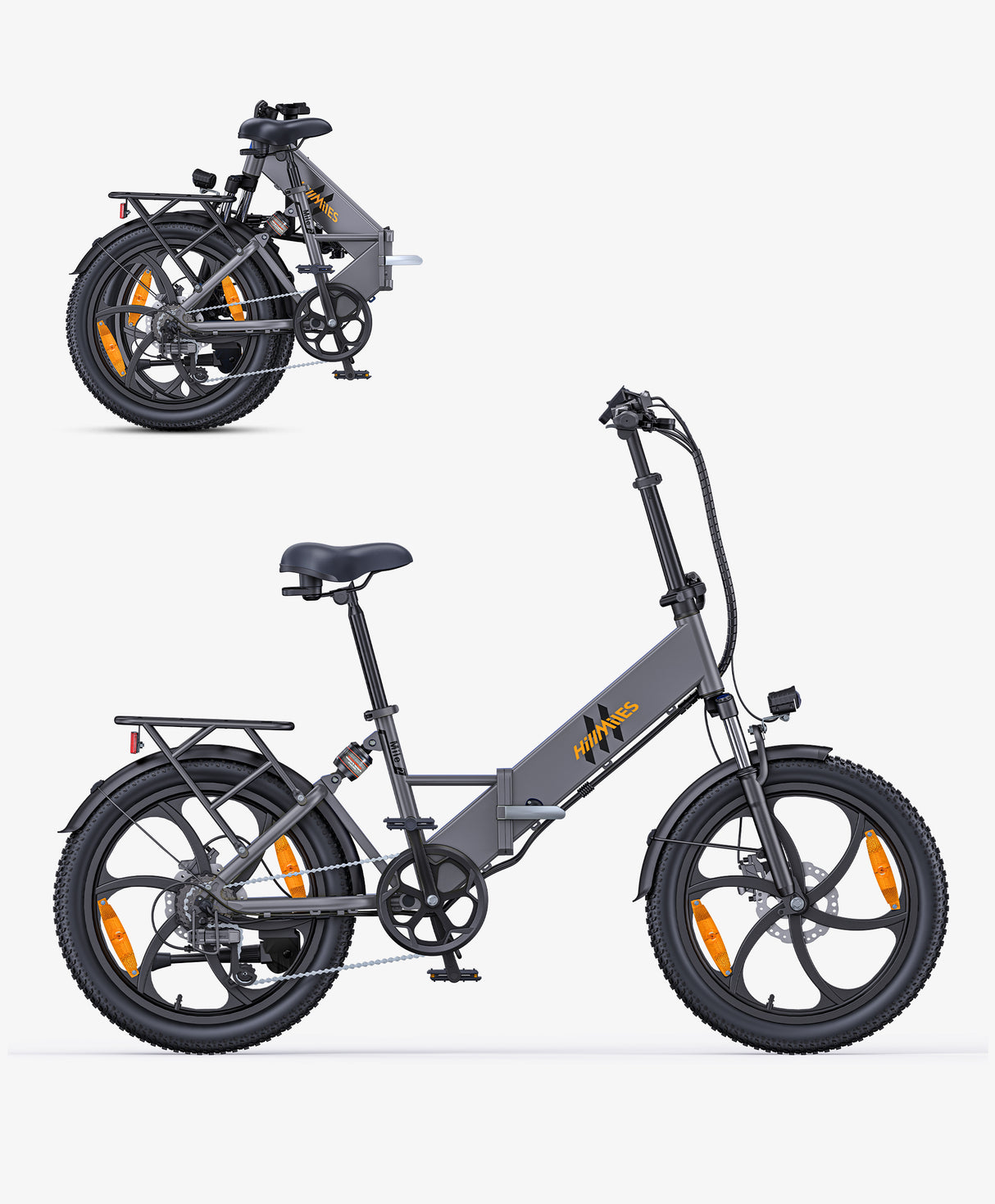 HILLMILES Mile 2 20" Folding E-Bike 250W Motor 36V 13Ah Battery