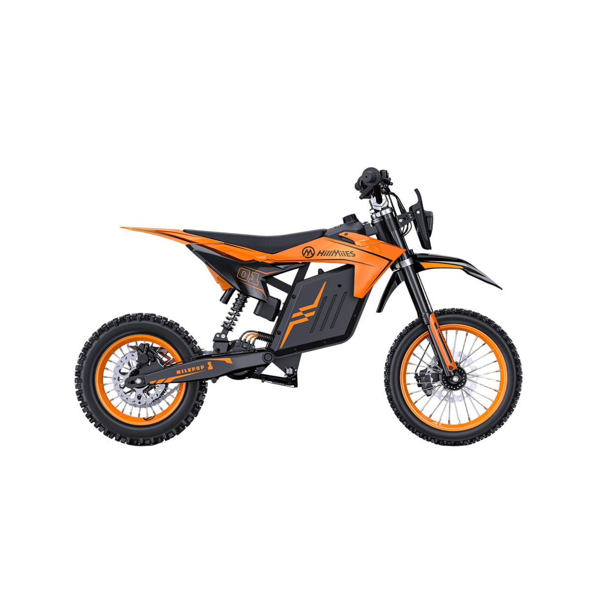 HILLMILES Mile Pop 1 14" Off-Road E-Bike 3000W Peak Motor 48V 25Ah Battery