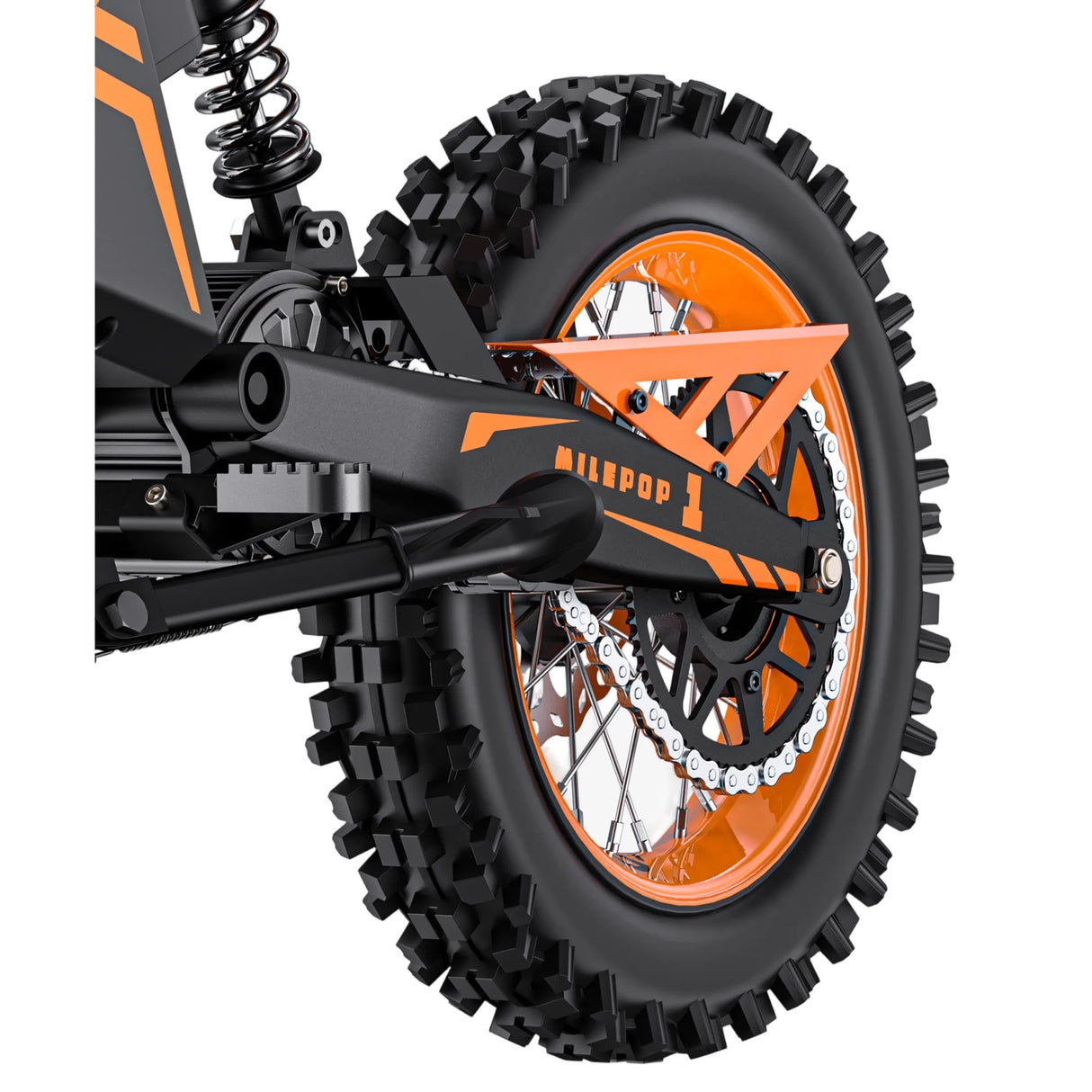 HILLMILES Mile Pop 1 14" Off-Road E-Bike 3000W Peak Motor 48V 25Ah Battery