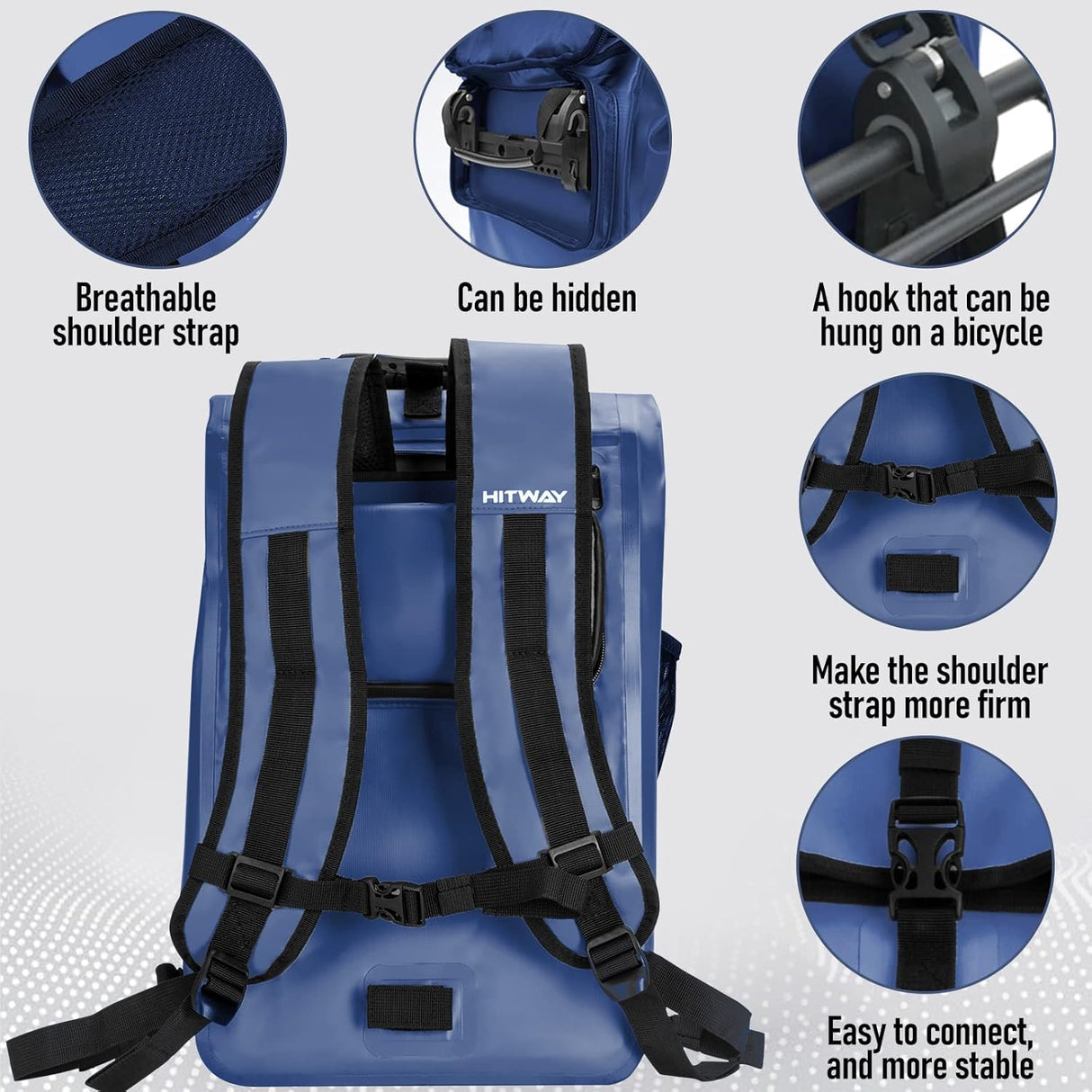 HITWAY Waterproof 3 in 1 Bike Bag