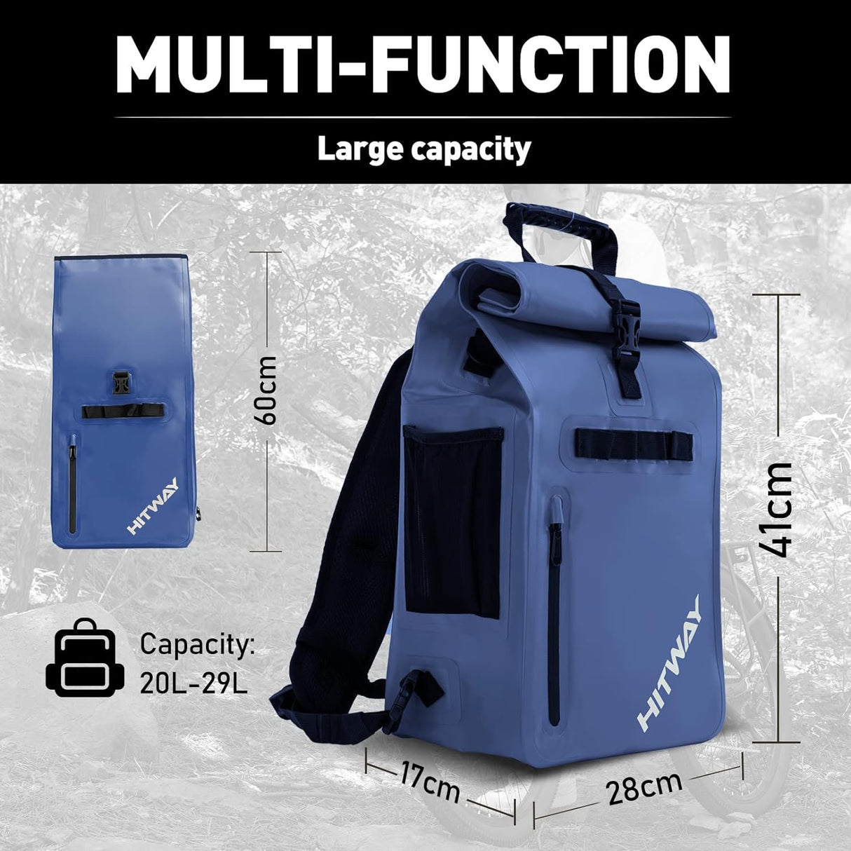 HITWAY Waterproof 3 in 1 Bike Bag