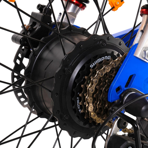 HAPPYRUN G100 Fat Tire Electric Bikes 2000W Peak Motor 38Ah Dual Batteries