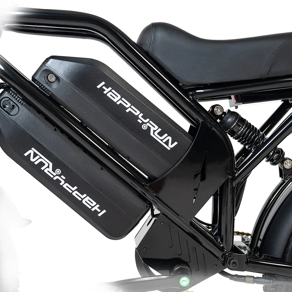 HAPPYRUN G70 20" Electric Cargo Bike 2000W Peak Motor 48V 20Ah+18Ah Dual Batteries