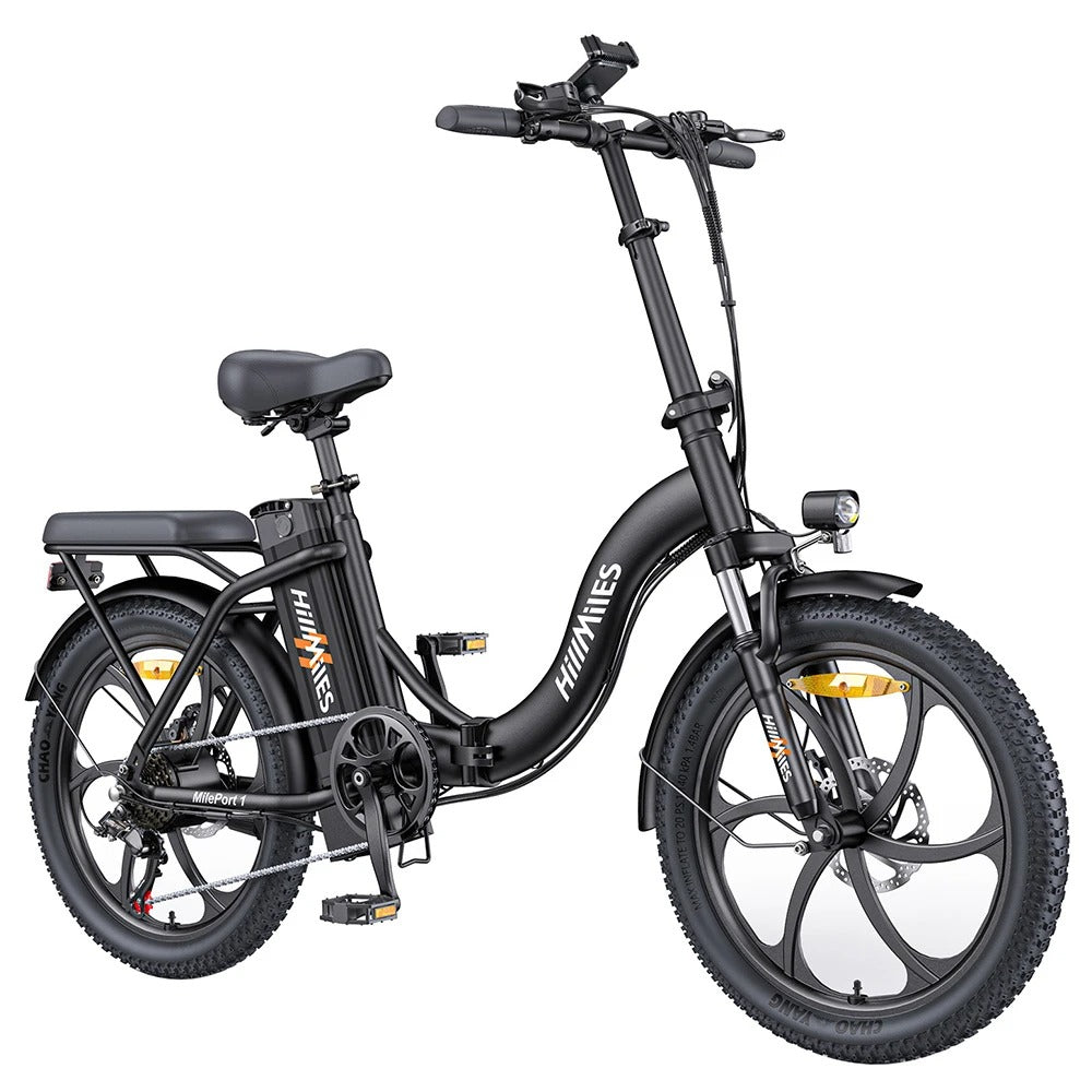 HILLMILES MilePort 1 20" Step Through Electric Bike 250W Motor 36V 13AH Battery