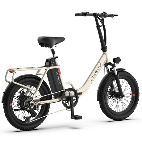 INVANTI TIDE2 Bicicleta eléctrica plegable 500W Motor 48V 10.4Ah Batería