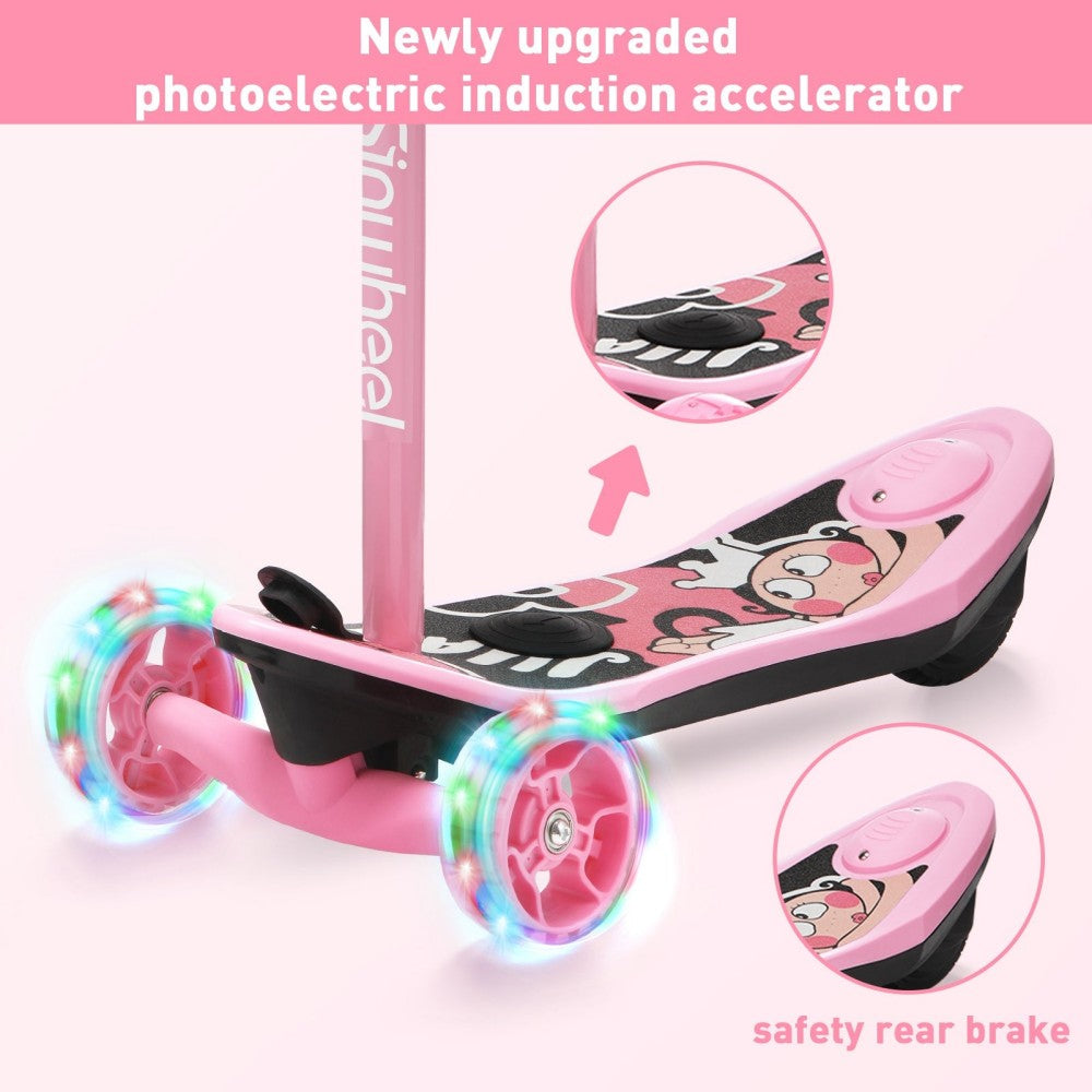 ISINWHEEL Mini Pro Kids 3 Wheel Electric Scooter 60W Motor 12.8-14.6V 5Ah Battery (2 IN 1 Designㄘ