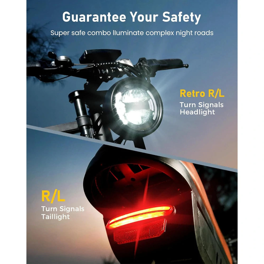 ISINWHEEL R6 20" Off Road Electric Bike 1500W Motor 48V 13Ah Battery