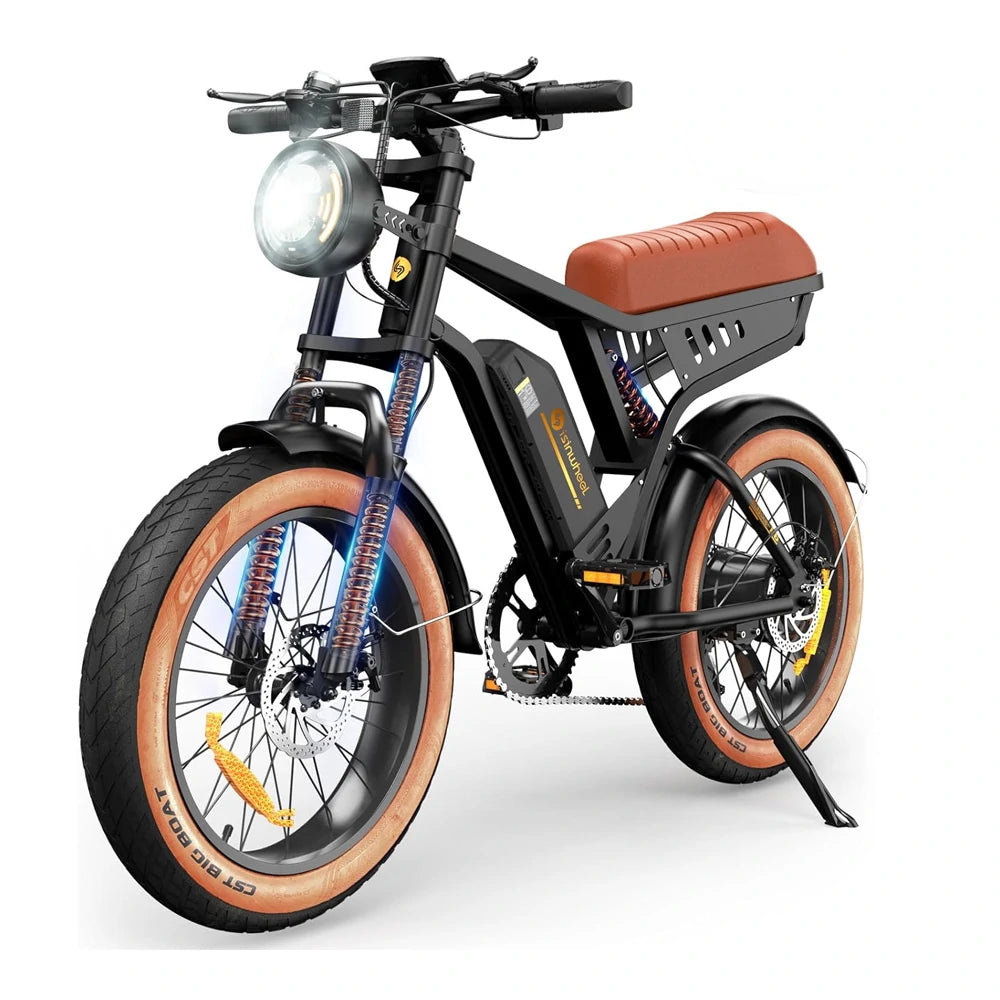 ISINWHEEL R6 20" Off Road Electric Bike 1500W Motor 48V 13Ah Battery