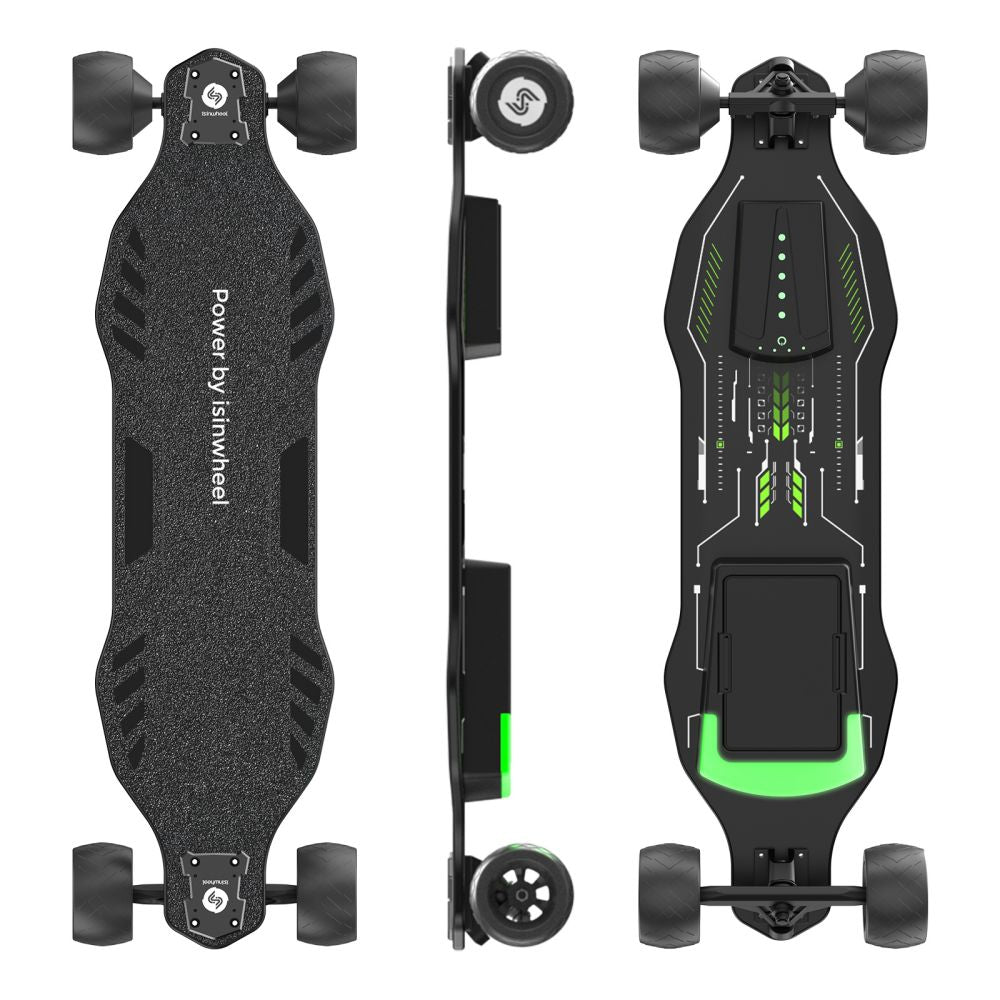 ISINWHEEL V8 Electric Skateboard 600W*2 Motor 37V 5Ah Battery