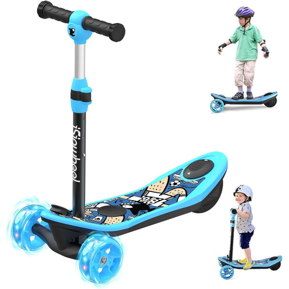ISINWHEEL Mini Pro Kids 3 Wheel Electric Scooter 60W Motor 12.8-14.6V 5Ah Battery (2 IN 1 Designㄘ