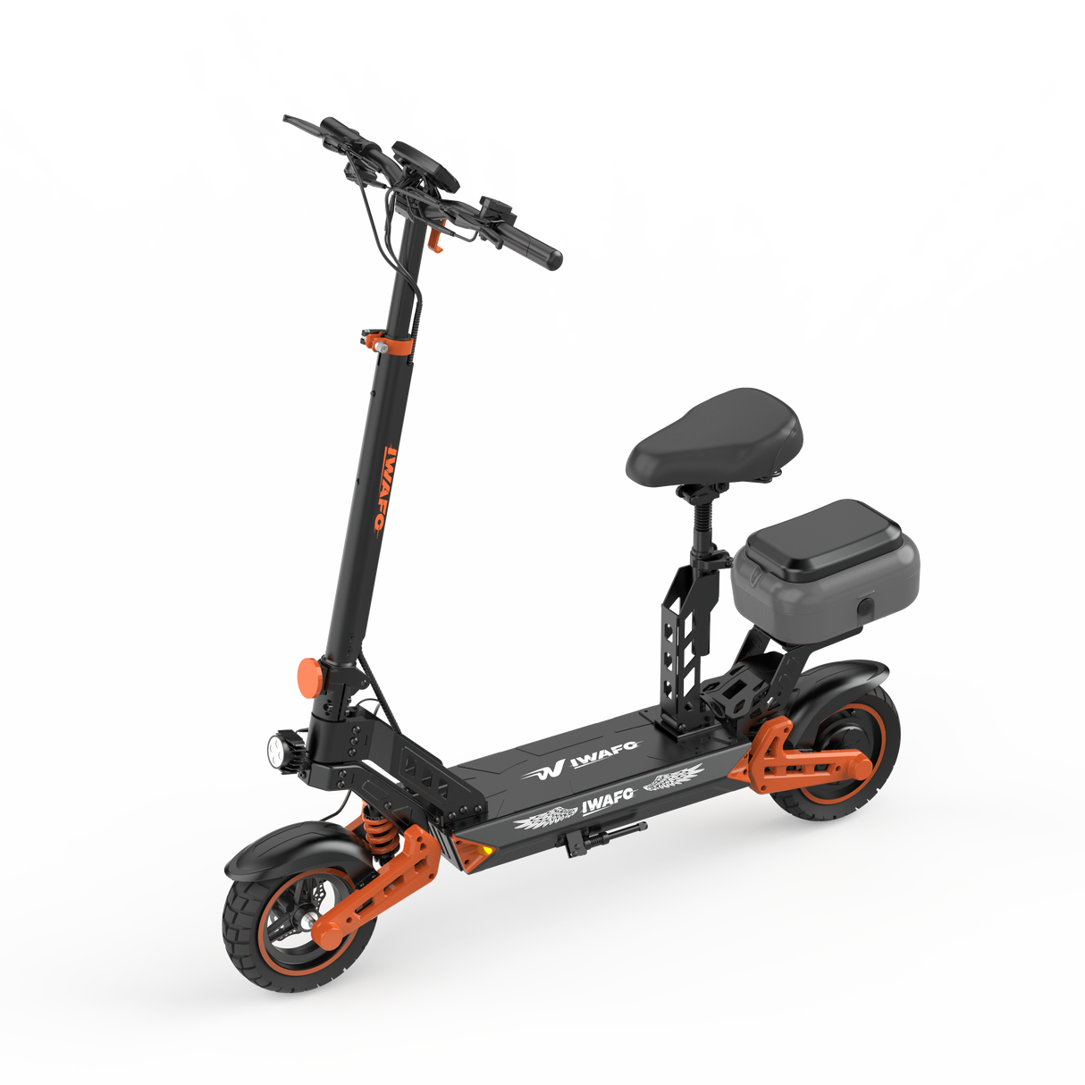 IWAFO IS2 10" Seated E-Scooter 800W Motor 48V 15Ah Battery