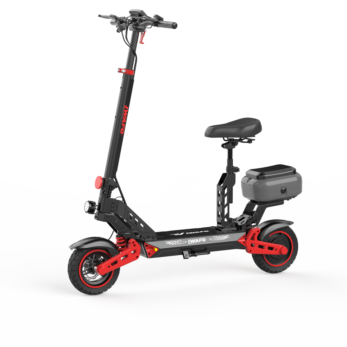 IWAFO IS2 10" Seated E-Scooter 800W Motor 48V 15Ah Battery