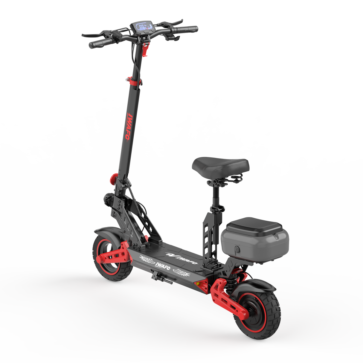 IWAFO IS2 10" Seated E-Scooter 800W Motor 48V 15Ah Battery