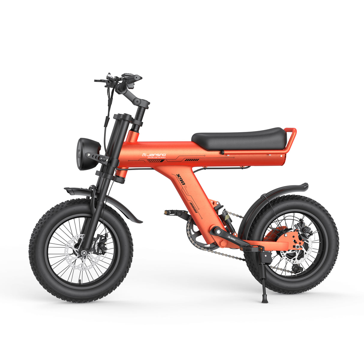JANSNO X90-Y 16" Off-Road E-Bike 750W Motor 48V 25Ah Battery