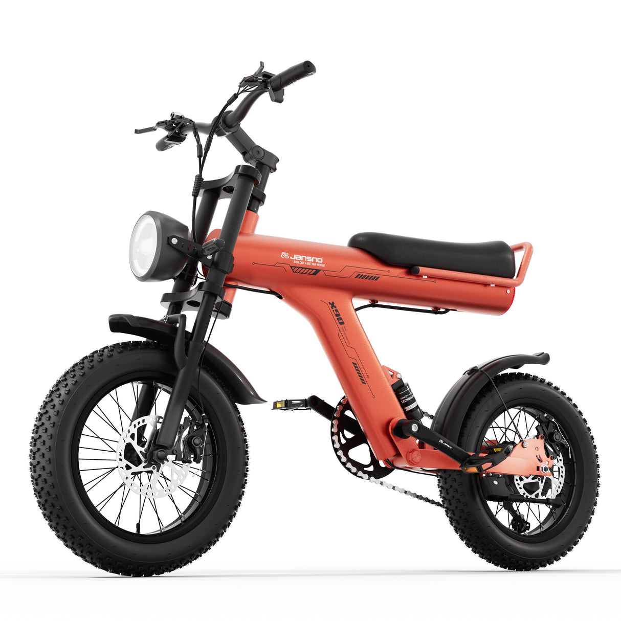 JANSNO X90-Y 16" Off-Road E-Bike 750W Motor 48V 25Ah Battery