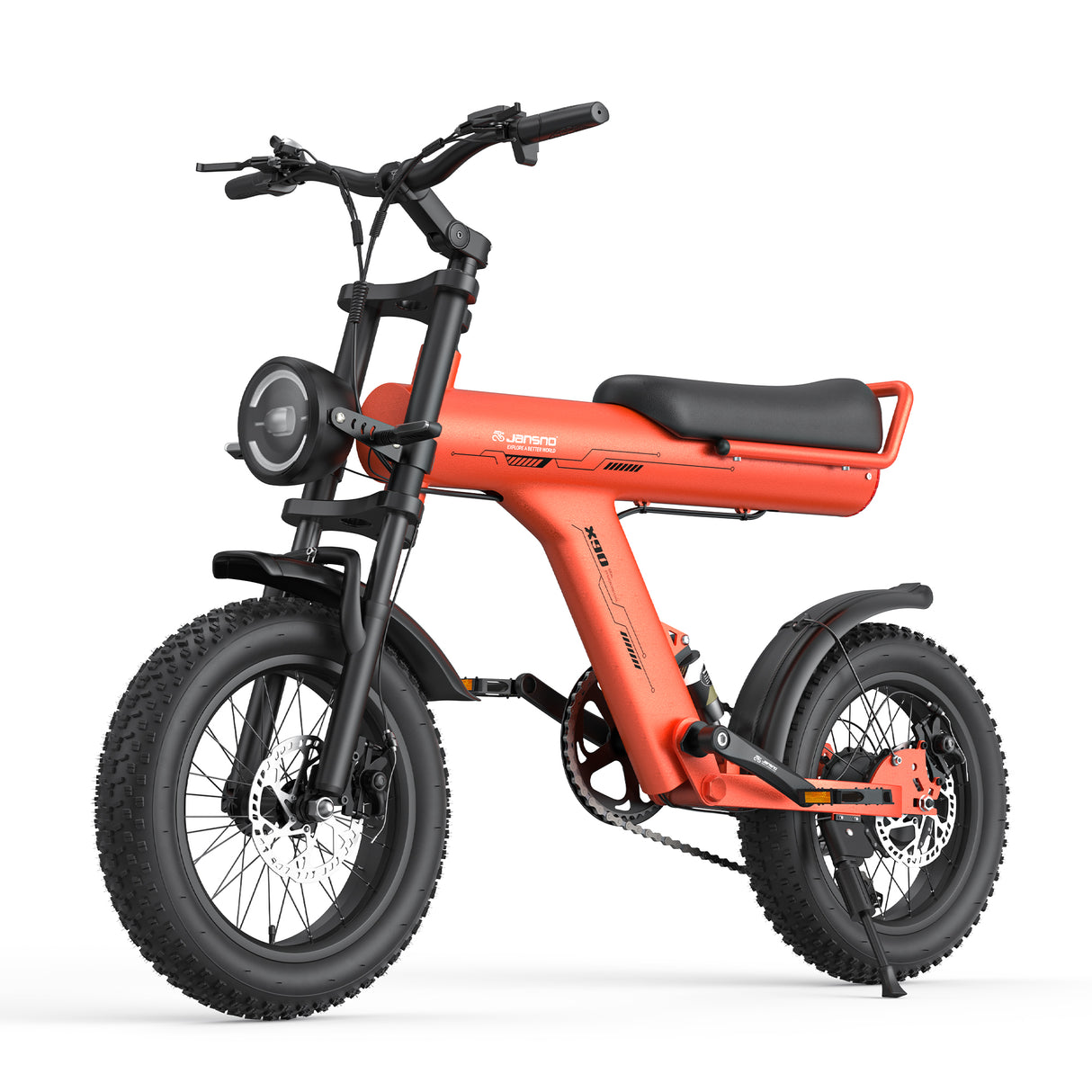 JANSNO X90-Y 16" Off-Road E-Bike 750W Motor 48V 25Ah Battery
