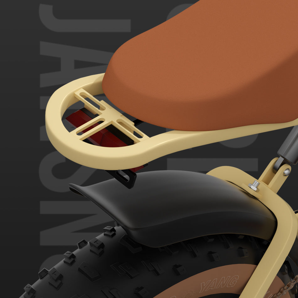 JANSNO X70 20" Fat Tires Electric Bikes 750W Motor 48V 14Ah+20Ah Dual Battery