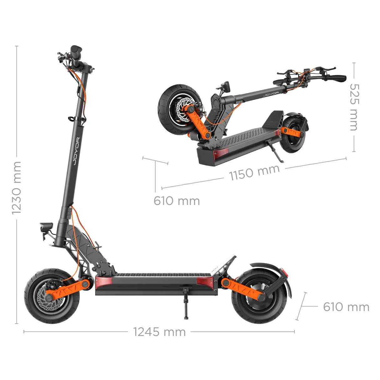 Joyor-S5-electric-scooter-size-gleeride