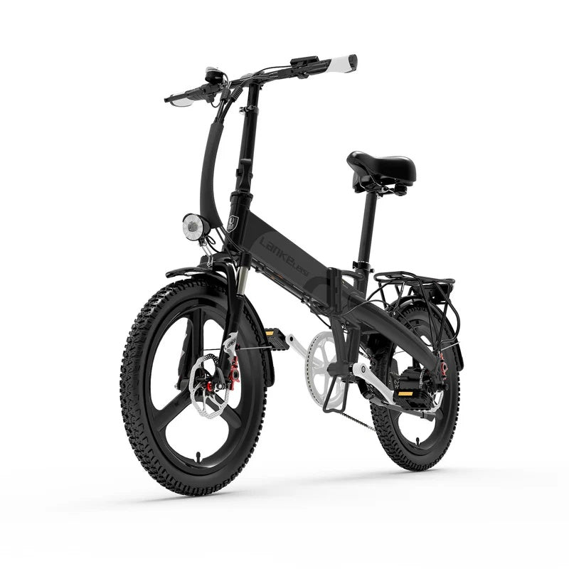 LANKELEISI G660 20" Electric Folding Bike 500W Motor 48V 20Ah Battery