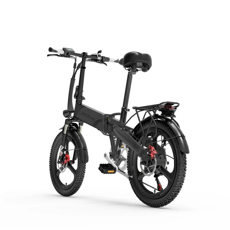 LANKELEISI G660 20" Electric Folding Bike 500W Motor 48V 20Ah Battery