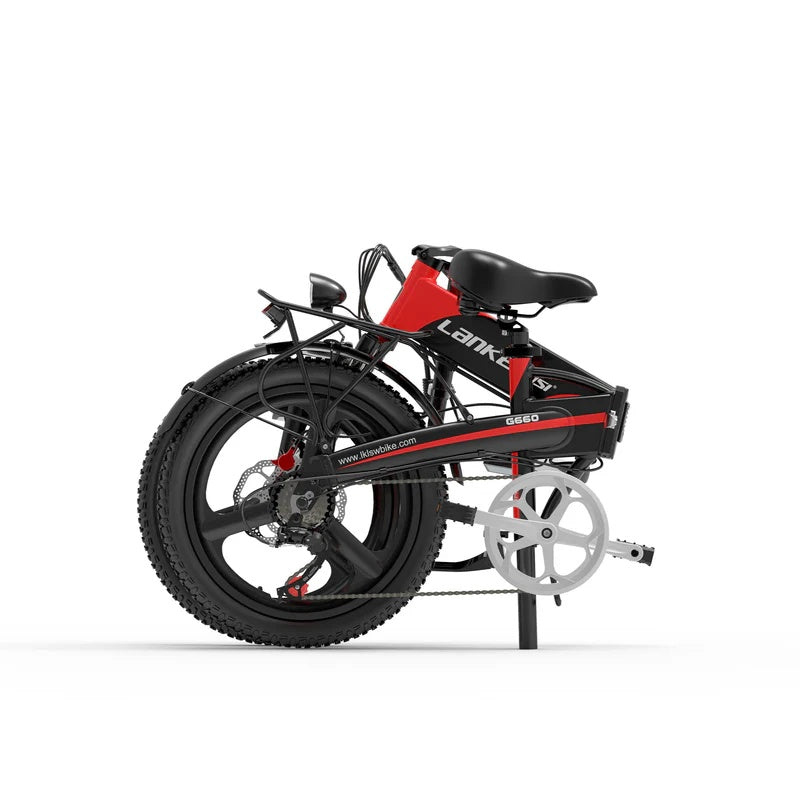 LANKELEISI G660 20" Electric Folding Bike 500W Motor 48V 20Ah Battery