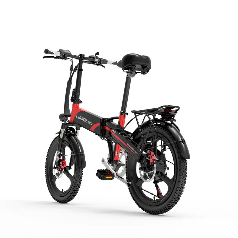 LANKELEISI G660 20" Electric Folding Bike 500W Motor 48V 20Ah Battery