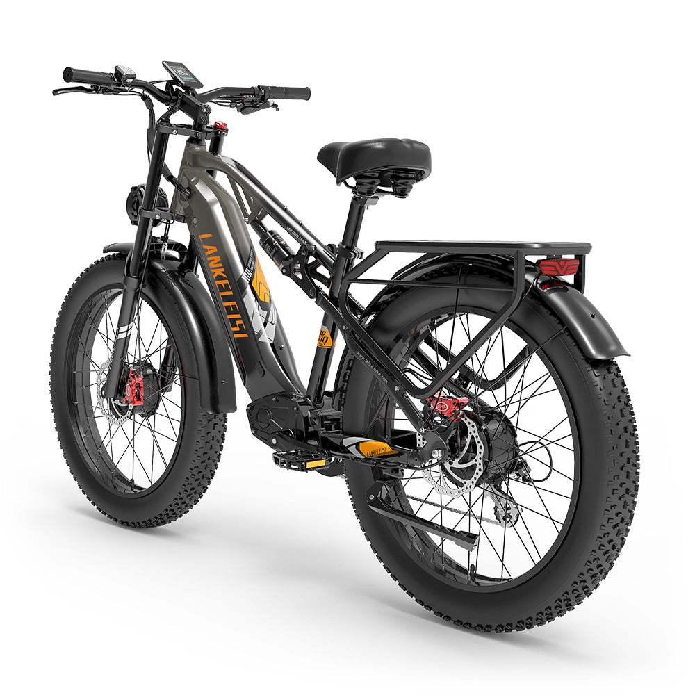 LANKELEISI MG800MAX 26∪ Fat Tires All Terrain Electric Bike 2*1000W Dual Motor 48V 20Ah Battery