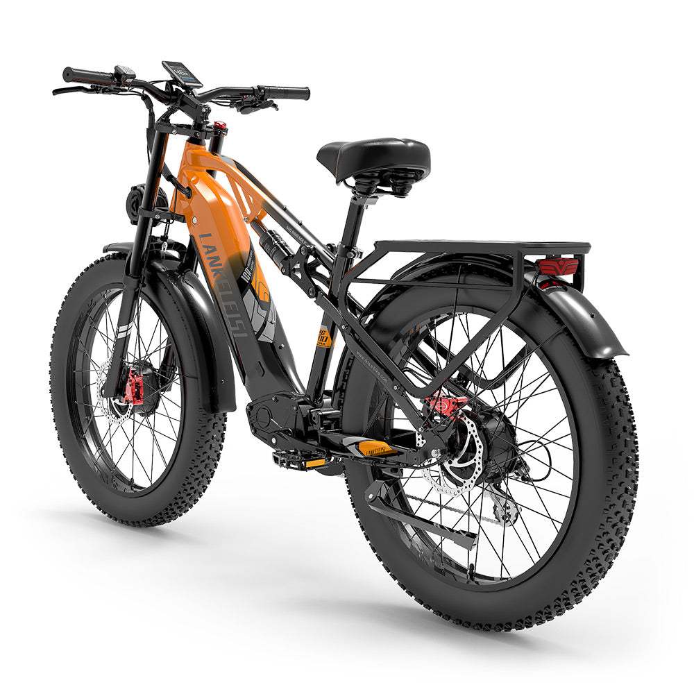 LANKELEISI MG800MAX 26∪ Fat Tires All Terrain Electric Bike 2*1000W Dual Motor 48V 20Ah Battery
